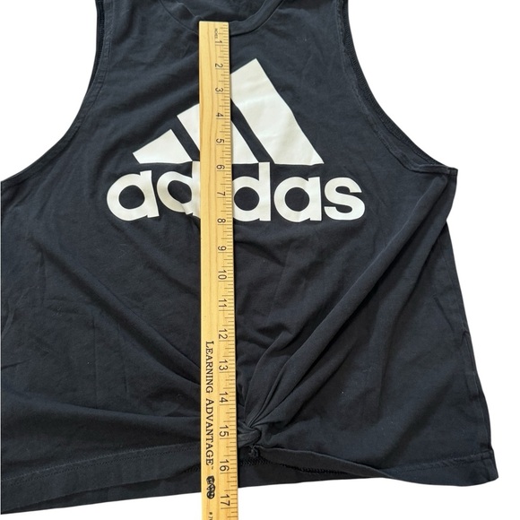2/20 Adidas Sleeveless Tie Knot Tank Top - Picture 9 of 10